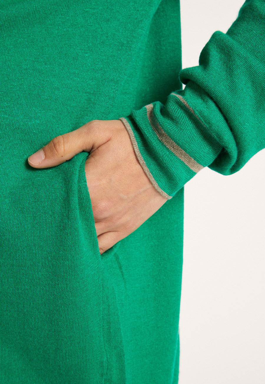 Long linen cashmere cardigan - Narcissa