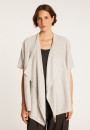 Gilet kimono sans manches - Harriet 6366 plume - 81 gris pale