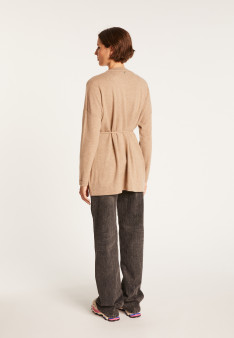 Gilet avec poches en cachemire - Hazel 6362 gazelle - 14 beige foncé