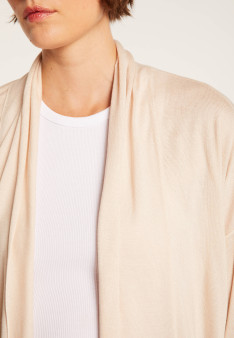 Gilet col châle - Hani 6344 Rafale - 09 Gris moyen