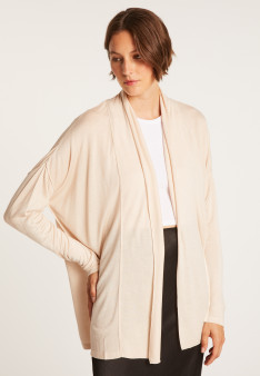 Gilet col châle - Hani 6344 Rafale - 09 Gris moyen
