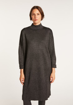 Robe ample avec col montant Grazia 6371 Santal - 20 Rouge f