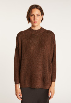 Pull oversize - Gillie 6371 Santal - 20 Rouge f