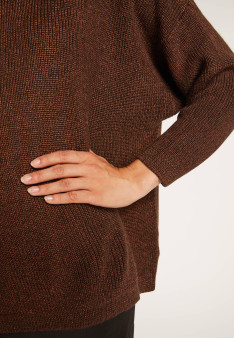 Pull oversize - Gillie 6371 Santal - 20 Rouge f