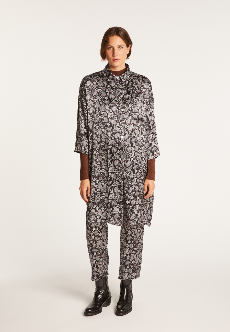 Robe chemise en soie Maison Montagut x Maison Martin Morel - Gaspard