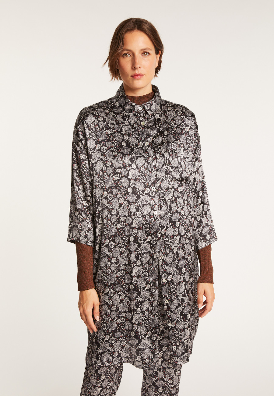 Robe chemise en soie Maison Montagut x Maison Martin Morel - Gaspard
