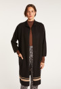 Long gilet col montant en cachemire 3 fils - Dorys