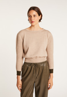 Short wool sweater - Fanfan