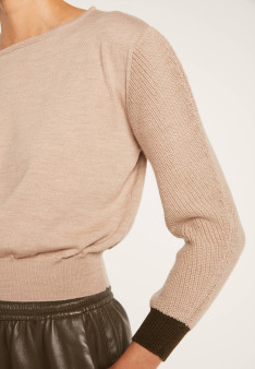 Short wool sweater - Fanfan