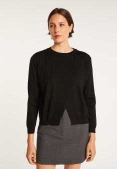 Double-breasted wool sweater - Fredi