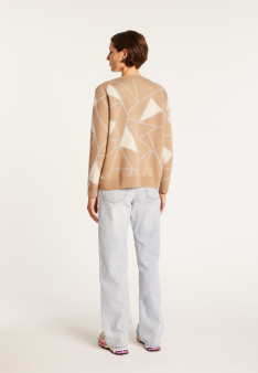 Jumper with geometric patterns - Felix