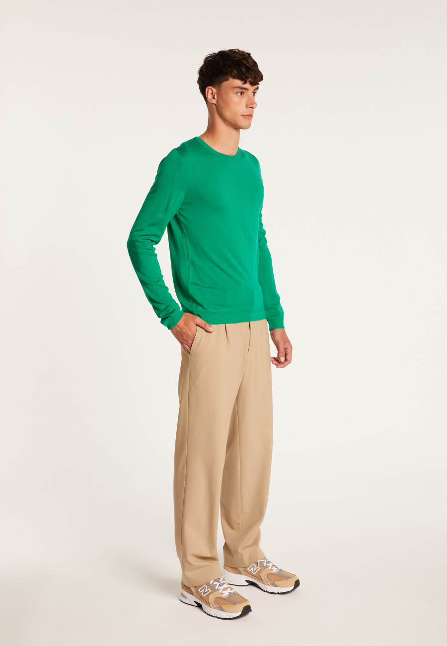 Pull col rond en laine - Luciano bis