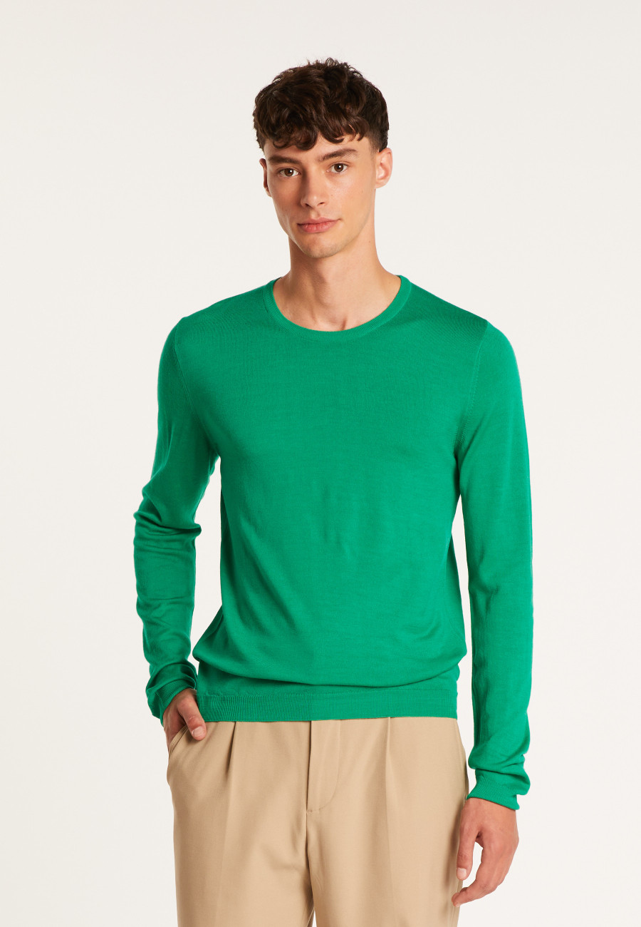 Pull col rond en laine - Luciano bis