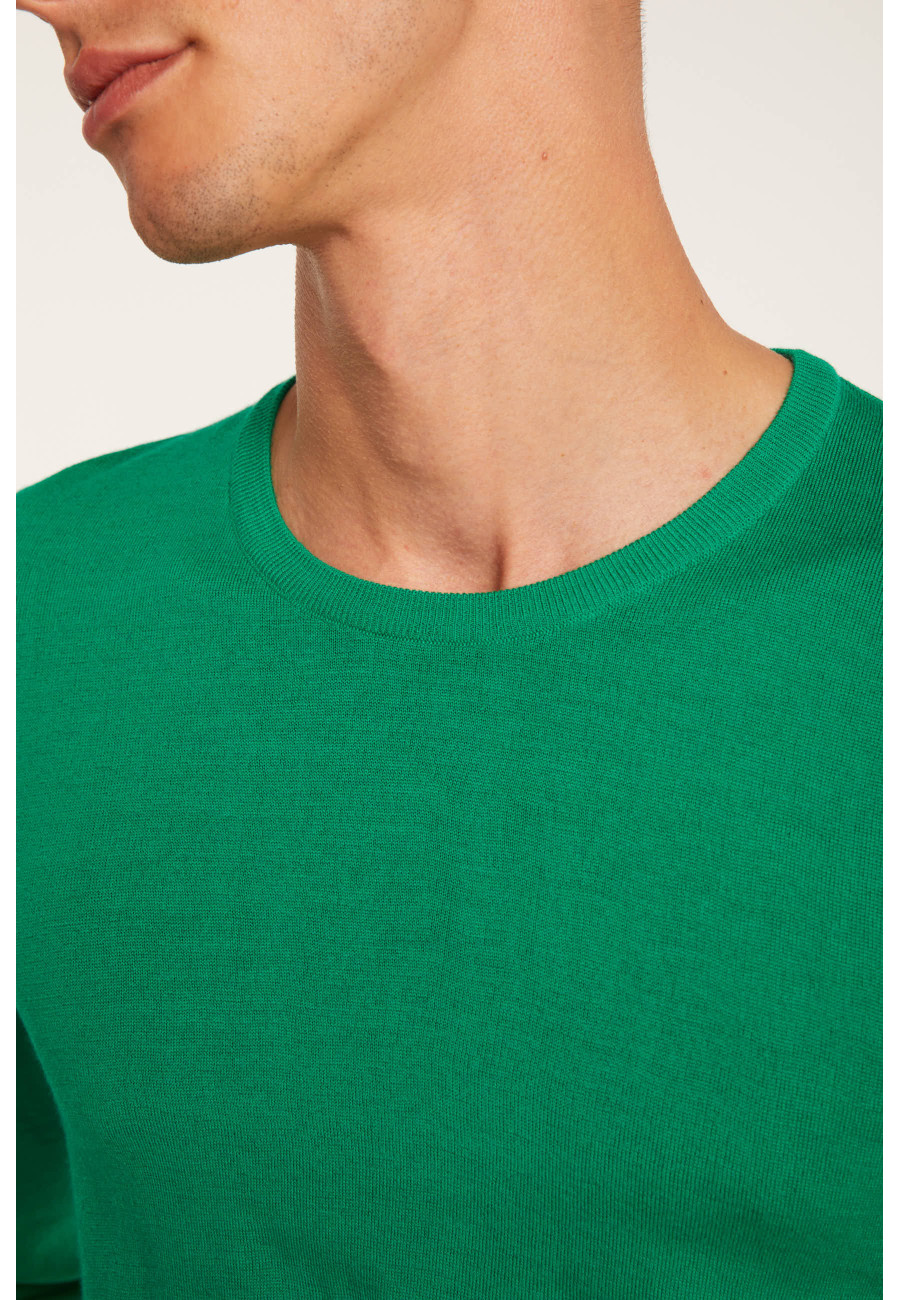 Pull col rond en laine - Luciano bis