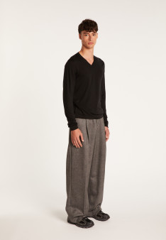 Pull col V en laine - Badyss