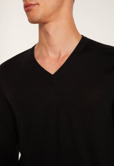 Pull col V en laine - Badyss