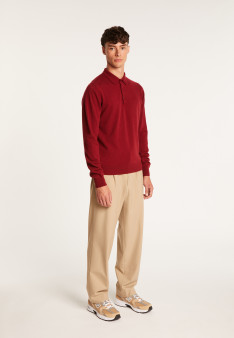 Cashmere polo neck sweater - Emerson