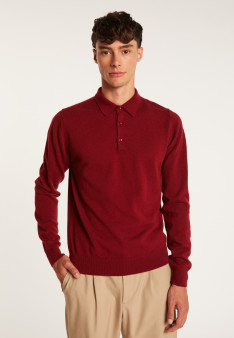 Cashmere polo neck sweater - Emerson