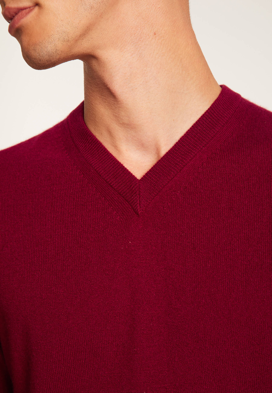 Cashmere V-neck sweater - Evann