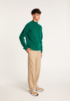 Cashmere sweater collar with mesh set - Arman 