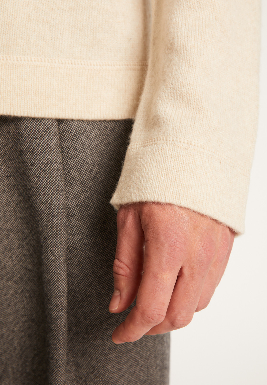 Wool and cashmere crewneck sweater - Tylan