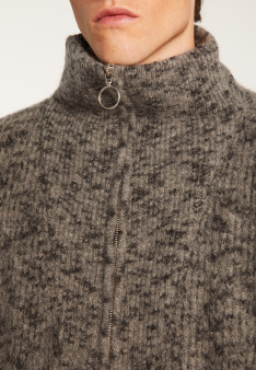 Unisex mohair trucker sweater - Tenessy