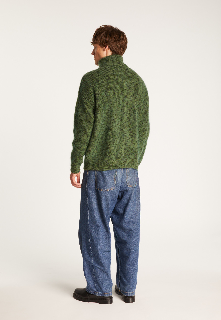 Unisex mohair trucker sweater - Tenessy