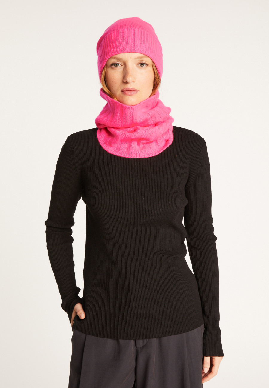 Unisex neck warmer in cashmere - Lisa