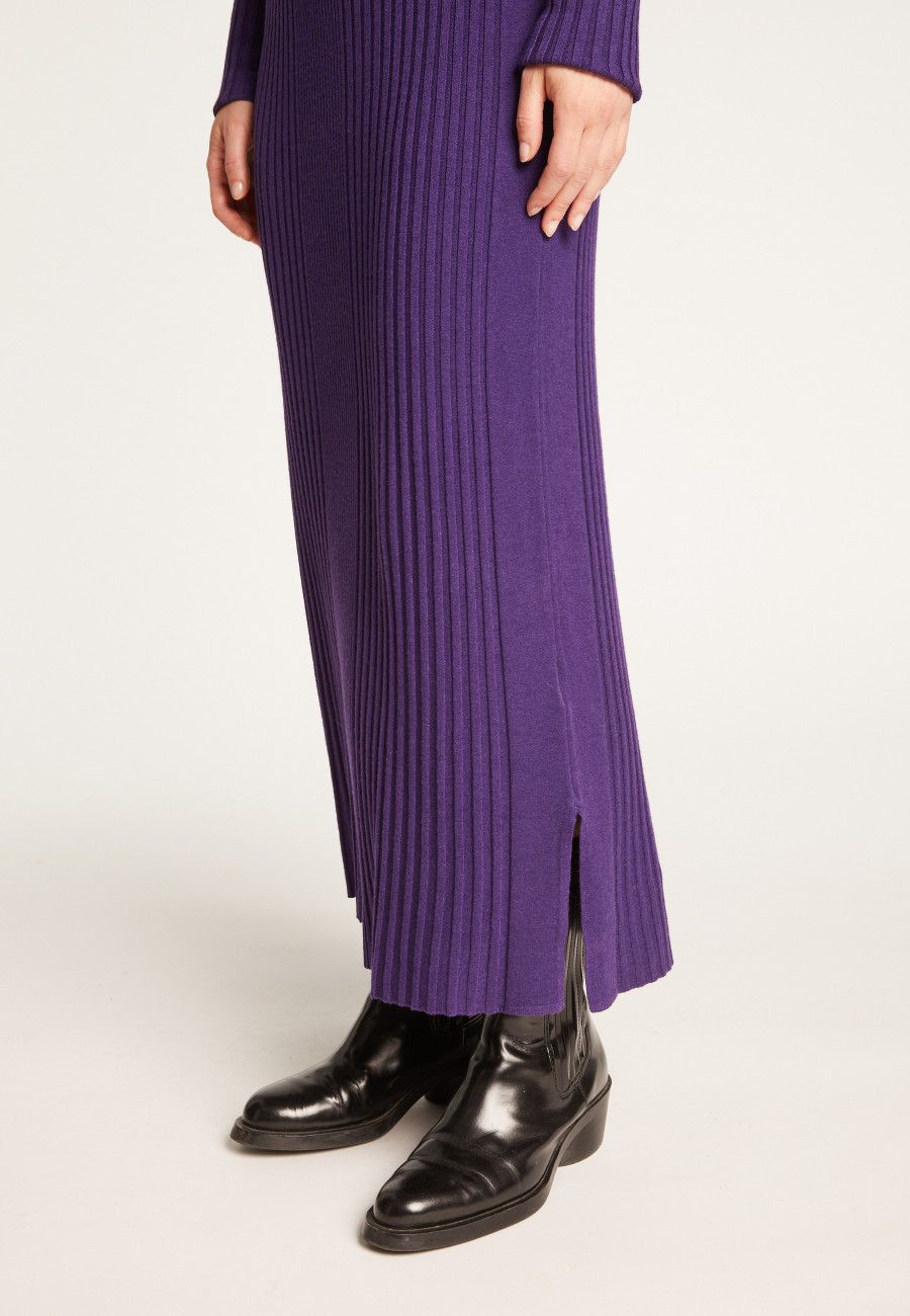 Long dress in wool blend - Renata