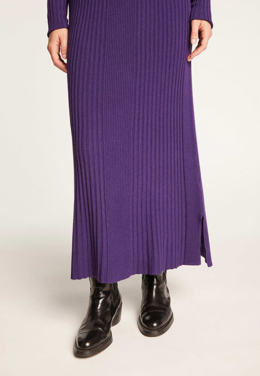 Long dress in wool blend - Renata