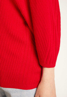 Balloon sleeve sweater in wool blend - Rooney