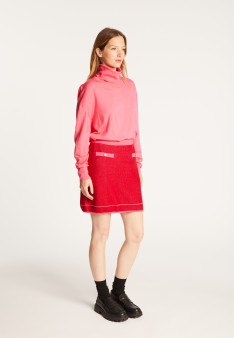 Turtleneck sweater in merino wool - Alisa