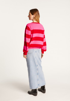 Striped cashmere sweater - Rosie