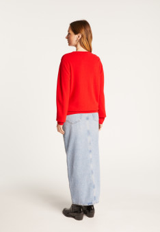 Round neck cashmere sweater - Abeline