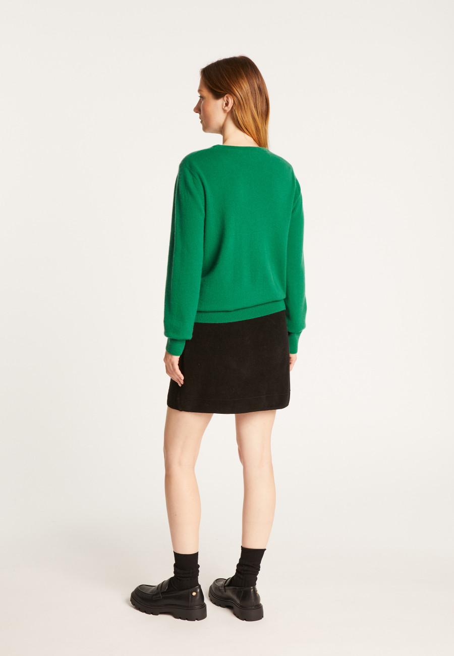 Round neck cashmere sweater - Abeline