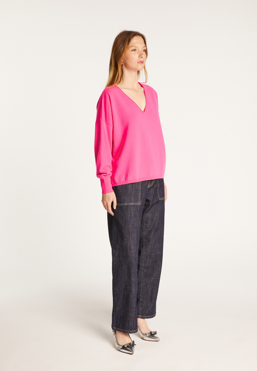 Short cashmere sweater - Alex