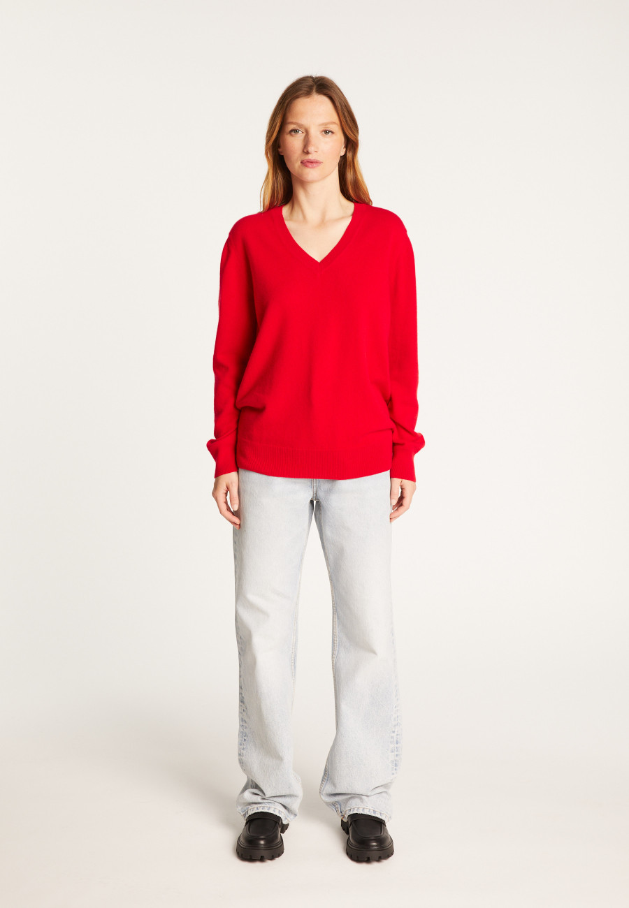 V-neck cashmere sweater - Abel