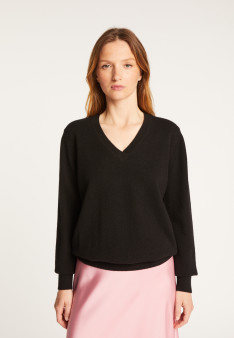 V-neck cashmere sweater - Abel