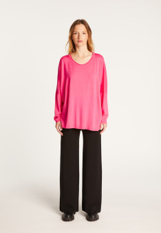 Loose-fit fine merino wool sweater - Azel