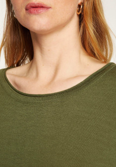 Loose-fit fine merino wool sweater - Azel