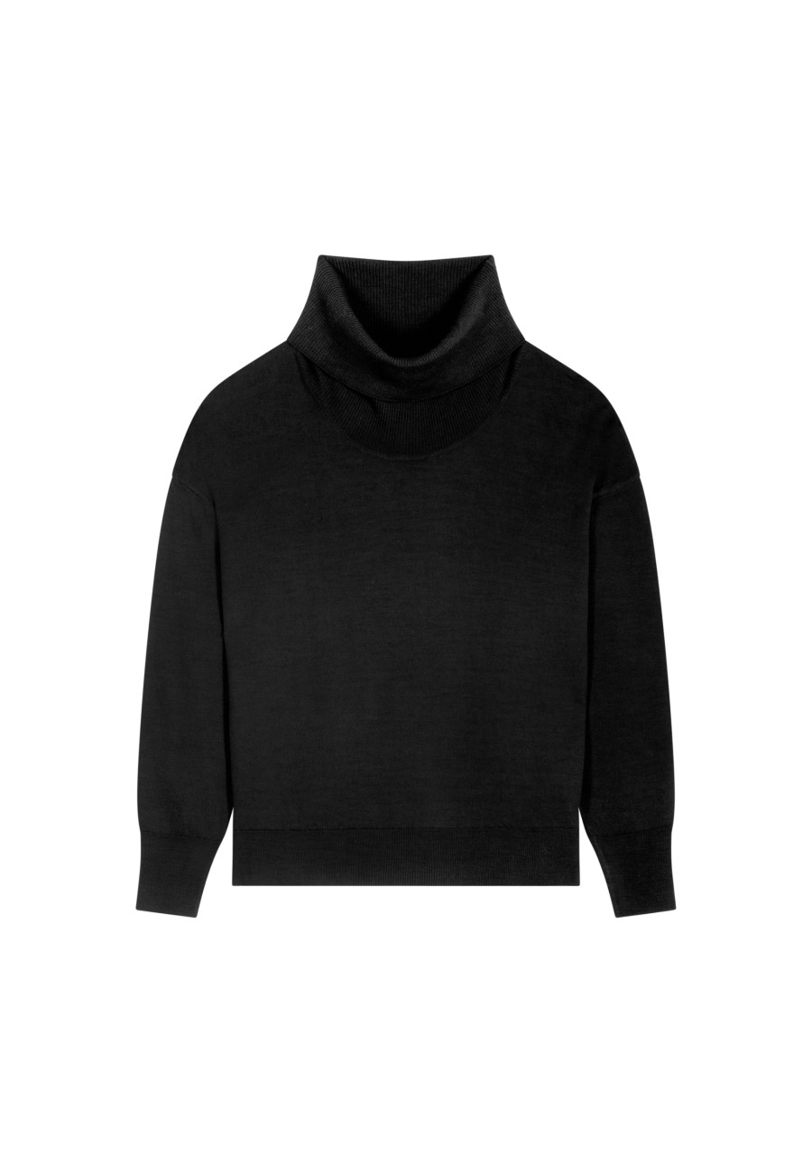 Turtleneck sweater in merino wool - Alisa