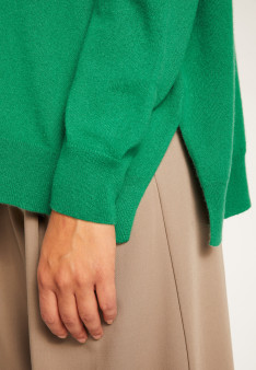 Cashmere slit sweater - Alienor