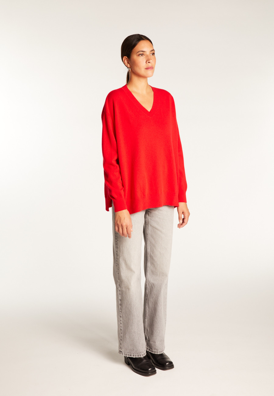 Cashmere slit sweater - Alienor