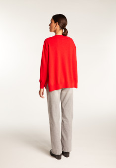 Cashmere slit sweater - Alienor