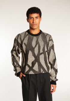 Wool and cashmere crewneck sweater - Tanguy