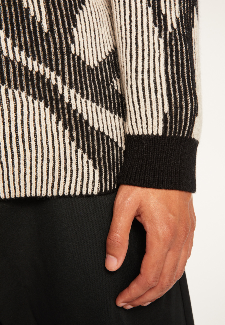 Wool and cashmere crewneck sweater - Tanguy