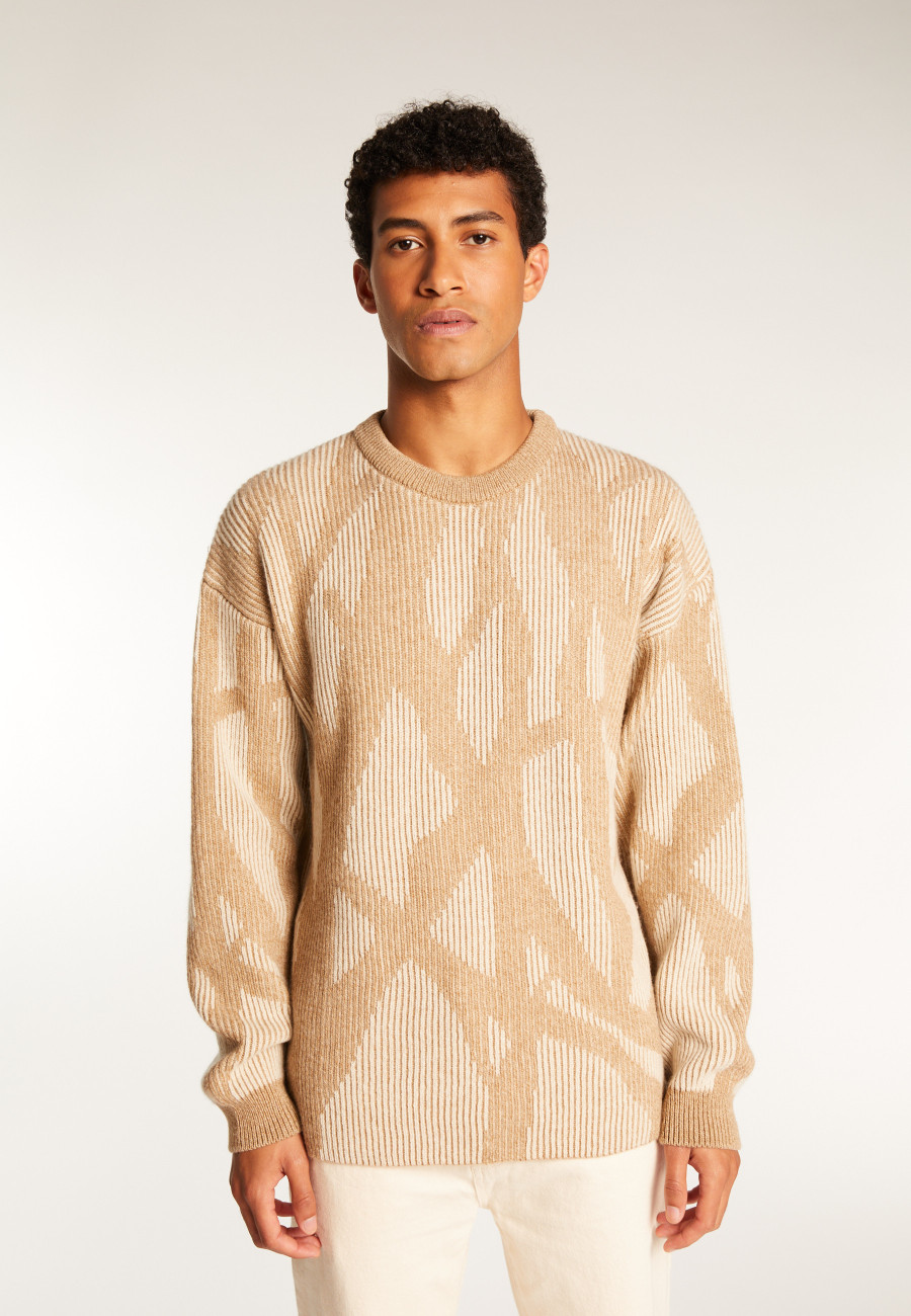 Wool and cashmere crewneck sweater - Tanguy