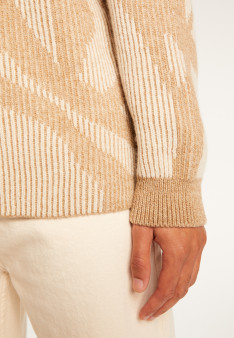 Wool and cashmere crewneck sweater - Tanguy