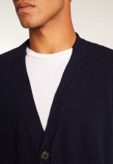 Cashmere Blend Button-Down Cardigan - Titouan