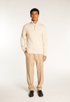 6-ply cashmere trucker sweater - Emiliano